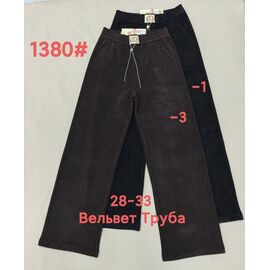 Фотография Штаны спортивные женские 1380-3 brown р.28-33 "Immei" недорого оптом от прямого поставщика