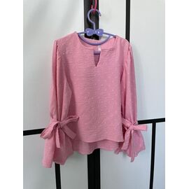 Фотография Блузка детская на девочку KS52 pink р.128-152 "Kosmy" недорого оптом от прямого поставщика