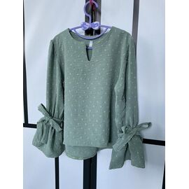 Фотография Блузка детская на девочку KS54 green р.128-152 "Kosmy" недорого оптом от прямого поставщика