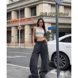 Фотография Штаны спортивные женские 6760-2 d.grey р.S-L "Lolo Blues" недорого оптом от прямого поставщика