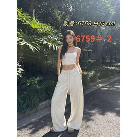 Фотография Штаны спортивные женские 6759-2 milk р.S-L "Lolo Blues" недорого оптом от прямого поставщика
