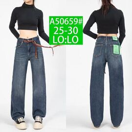 Фотография Джинсы женские A50629 blue р.25-30 "Lolo Blues" недорого оптом от прямого поставщика