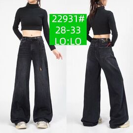 Фотография Джинсы женские 22931 black р.28-33 "Lolo Blues" недорого оптом от прямого поставщика