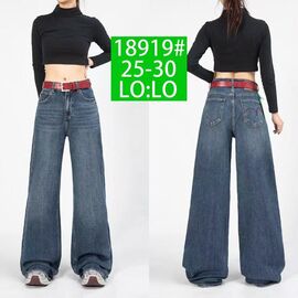 Фотография Джинсы женские 18919 blue р.25-30 "Lolo Blues" недорого оптом от прямого поставщика