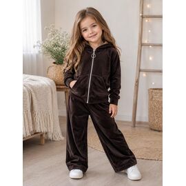 Фотография Костюм детский спортивный на девочку 1072 brown р.98-116 "Marimaks" недорого оптом от прямого поставщика