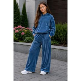 Фотография Костюм детский спортивный на девочку 1067 d.blue р.122-140 "Marimaks" недорого оптом от прямого поставщика