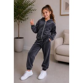 Фотография Костюм детский спортивный на девочку 128 d.grey р.122-140 "Marimaks" недорого оптом от прямого поставщика
