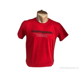 Футболка чоловіча Літо C009 червоний (4 шт. р.сіткаM-2XL) "TurkishBrend" недорого оптом від прямого постачальника