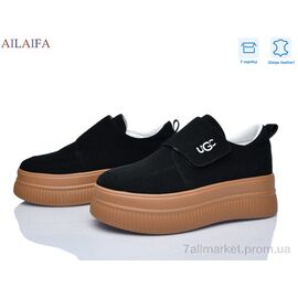 Кросівки жіночі модні Весна/осінь AW03 black (8 пар р.36-41) "Ailaifa" недорого оптом від прямого постачальника