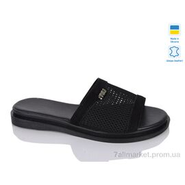 Шльопанці жіночі полегшені Літо 909 чорний з.т. (6 пар р.36-40) "Sali" недорого оптом від прямого постачальника