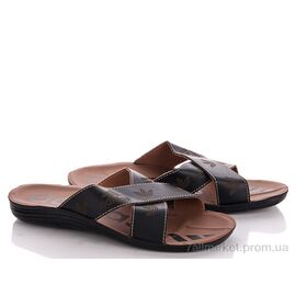 Фотография Шлепки мужские пляжные Лето E01-1 (6 пар р.40-45) "Makers Shoes" недорого оптом от прямого поставщика