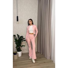Фотография Костюм спортивный женский тёплый 1720 pink р.42-48 "BONJOUR" недорого оптом от прямого поставщика