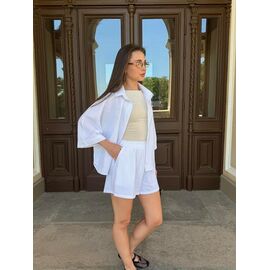 Фотография Костюм женский 8083 white р.42-52 "BONJOUR" недорого оптом от прямого поставщика