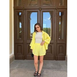 Фотография Костюм женский 8083 yellow р.42-52 "BONJOUR" недорого оптом от прямого поставщика