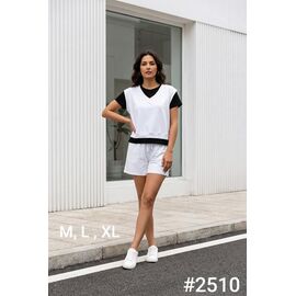 Фотография Костюм женский 2510 white р.M-XL "Kosta" недорого оптом от прямого поставщика