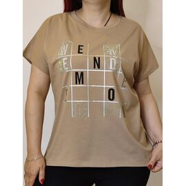 Фотография Футболка женская KS107 beige р.48-52 "Kosta" недорого оптом от прямого поставщика