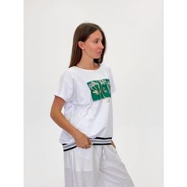 футболка жіноча 2727 white р.52-58 "FSN" недорого оптом від прямого постачальника