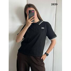 футболка жіноча 2839 black р.44-50 "FSN" недорого оптом від прямого постачальника