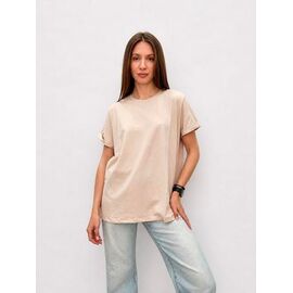футболка жіноча 4022 beige р.48-54 "FSN" недорого оптом від прямого постачальника