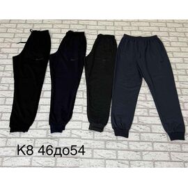 Штани спортивні чоловічі K8-1 grey р.46-54 "Essa" недорого оптом від прямого постачальника