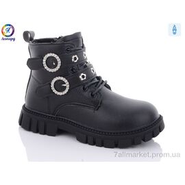 Черевики дитячі зручні Весна/осінь F814-1 (8 пар р.32-37) "Леопард" недорого оптом від прямого постачальника