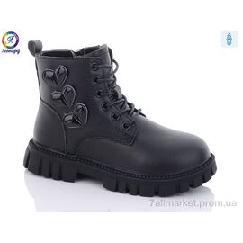 Черевики дитячі зручні Весна/осінь F813-1 (8 пар р.32-37) "Леопард" недорого оптом від прямого постачальника