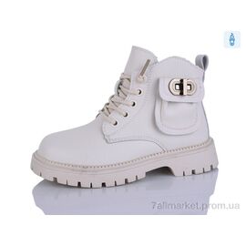 Фотография Ботинки детские удобные Весна/осень A170 beige (8 пар р.27-31) "KEWK" недорого оптом от прямого поставщика
