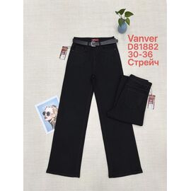Фотография Джинсы женские D81882 black р.30-36 "Vanver" недорого оптом от прямого поставщика