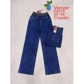 Фотография Джинсы женские D8278 navy р.30-36 "Vanver" недорого оптом от прямого поставщика