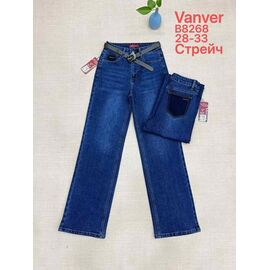 Фотография Джинсы женские B8268 navy р.28-33 "Vanver" недорого оптом от прямого поставщика