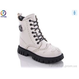 Черевики дитячі зручні Весна/осінь M27-27 white (8 пар р.32-37) "Леопард" недорого оптом від прямого постачальника