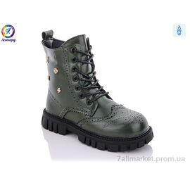 Черевики дитячі зручні Весна/осінь M28-28 green (8 пар р.32-37) "Леопард" недорого оптом від прямого постачальника