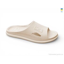 Фотография Шлепки женские облегченные Лето L112 бежевий (8 пар р.37-40) "Rai shoes" недорого оптом от прямого поставщика