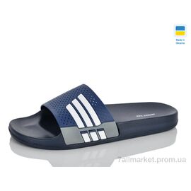 Фотография Шлепки мужские пляжные Лето 209 синій (8 пар р.40-46) "Inblue" недорого оптом от прямого поставщика