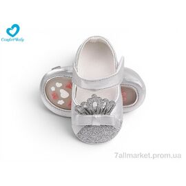 Пінетки Весна/осінь 2553A срібний (6 пар р.11-13) "Comfort-baby" недорого оптом від прямого постачальника