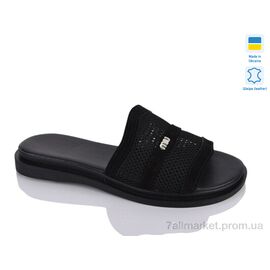 Шльопанці жіночі полегшені Літо 97 чорний з.т. (6 пар р.36-40) "Sali" недорого оптом від прямого постачальника
