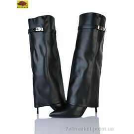 Чоботи жіночі зручні Весна/осінь RWD88 black (6 пар р.36-40) "Mei De Li" недорого оптом від прямого постачальника