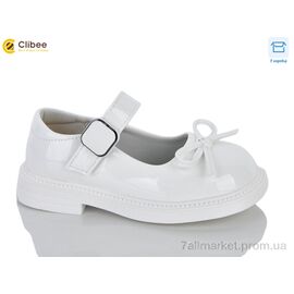 Туфлі дитячі зручні Весна/осінь DB800 white (6 пар р.26-30) "Clibee-Apawwa" недорого оптом від прямого постачальника