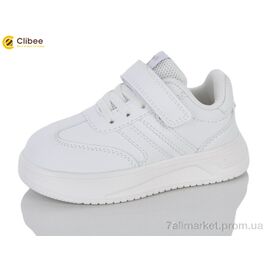 Кросівки дитячі модні Весна/осінь EB776-1 white (6 пар р.26-31) "Clibee-Apawwa" недорого оптом від прямого постачальника