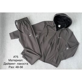 Костюм спортивний чоловічий 75 grey р.48-56 "Essa" недорого оптом від прямого постачальника