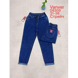 Фотография Джинсы женские D8309 blue р.31-38 "Vanver" недорого оптом от прямого поставщика