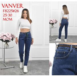 Фотография Джинсы женские F8225 blue р.25-30 "Vanver" недорого оптом от прямого поставщика