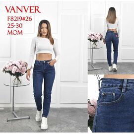 Фотография Джинсы женские F8219 blue р.25-30 "Vanver" недорого оптом от прямого поставщика