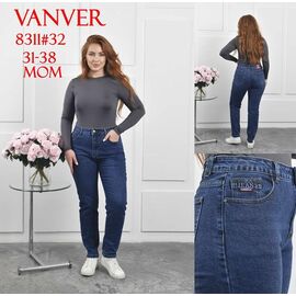 Фотография Джинсы женские 8311 blue р.31-38 "Vanver" недорого оптом от прямого поставщика