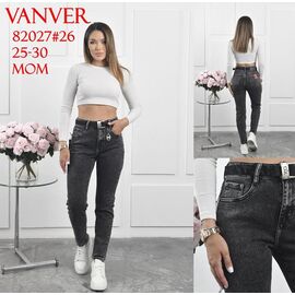 Фотография Джинсы женские 82027 d.grey р.25-30 "Vanver" недорого оптом от прямого поставщика