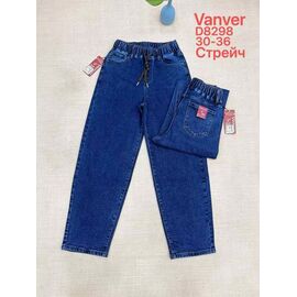 Фотография Джинсы женские D8298 blue р.30-36 "Vanver" недорого оптом от прямого поставщика
