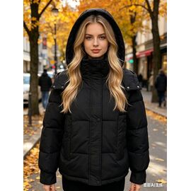 Фотография Куртка женская демисезонная A1 black р.S-XL "Jacket" недорого оптом от прямого поставщика