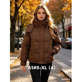 Фотография Куртка женская демисезонная A1 brown р.S-XL "Jacket" недорого оптом от прямого поставщика
