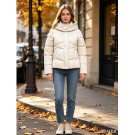 Фотография Куртка женская демисезонная B0251 l.beige р.S-XL "Jacket" недорого оптом от прямого поставщика