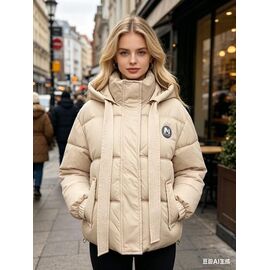 Фотография Куртка женская демисезонная B0523 beige р.M-2XL "Jacket" недорого оптом от прямого поставщика